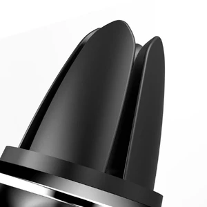Магнитный автодержатель для iPhone/телефона на решетку | Baseus Small Ears Black - Фото 8