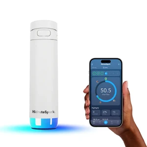 Розумна пляшка для води HidrateSpark PRO 2 Smart Bottle Straw White 621 мл - Фото 2