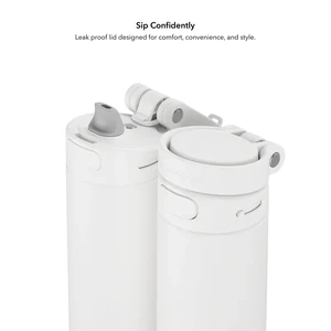 Розумна пляшка для води HidrateSpark PRO 2 Smart Bottle Straw White 621 мл - Фото 3