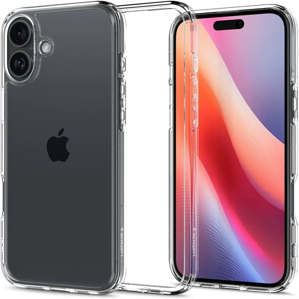 Прозорий чохол Spigen Crystal Hybrid для iPhone 16 Plus