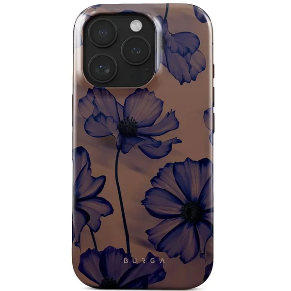 Чехол Burga Velvet Night Mag для iPhone 16 Pro, коричнево-синий в Мукачево