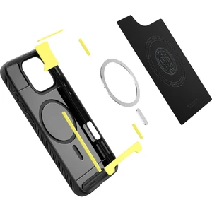 Черный чехол Spigen Rugged Armor Mag MagSafe для iPhone 16 Pro Max - Фото 7
