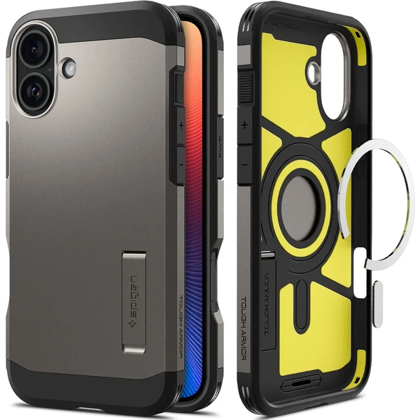 Сталевий чохол Spigen Tough Armor Mag для iPhone 16 у Житомирі