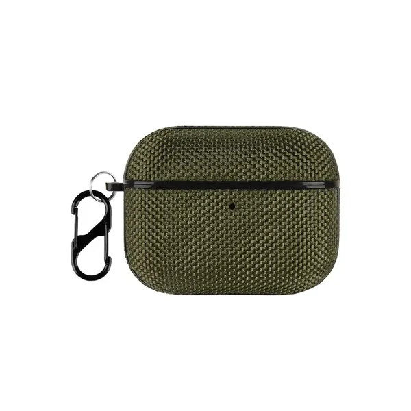 Чохол з карабіном iLoungeMax Nylon Case Green для AirPods Pro 3 у Миколаєві