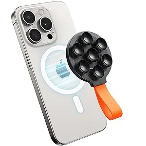 Універсальний магнітний тримач MagSafe з присоскою iLoungeMax Joyroom Black/Orange у Луцьку