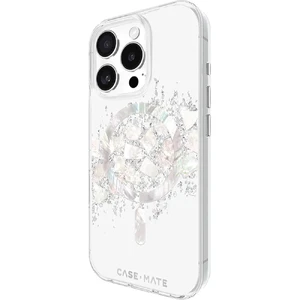 Прозрачный чехол с перламутром Case-Mate Karat MagSafe для iPhone 16 Pro - Фото 4