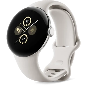 Смарт-часы Google Pixel Watch 2 Polished Silver Aluminum Case с Porcelain Active Band 41 mm