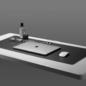 Коврик для мыши и клавиатуры Spigen LD302M Magnetic Desk Pad с магнитами для кабелей - Фото 6