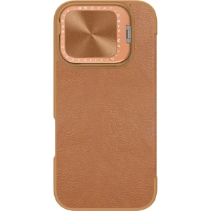 Бронзовый чехол-книга с защитой камеры Nillkin Qin для iPhone 16 Pro Max 6902048282001 - Фото 1