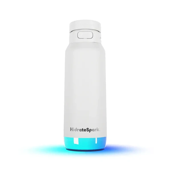 Розумна пляшка для води HidrateSpark PRO 2 Smart Bottle Straw White 946 мл