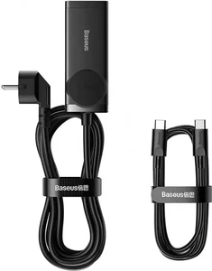 Быстрый сетевой удлинитель с зарядкой Baseus 100W GaN3 Pro AC+2 USB A+2 USB Type C+PD - Фото 6