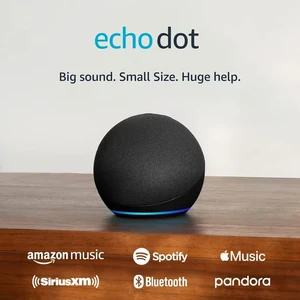 Акустична система Amazon Echo Dot (5th Gen) Smart Speaker with Alexa US Charcoal - Фото 2