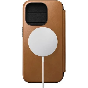 Чехол-книжка с MagSafe Nomad Modern English Tan для iPhone 15 Pro - Фото 3