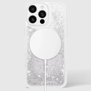 Серебряный блестящий чехол Case-Mate Waterfall MagSafe для iPhone 16 Pro Max - Фото 10