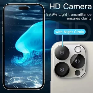 Защитное стекло на камеру iLoungeMax Camera Protective Tempered Glass для iPhone 16 - Фото 3