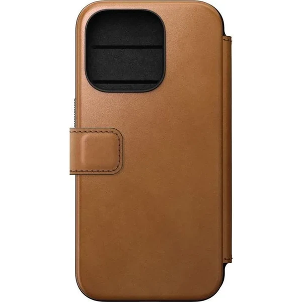 Чохол-книжка з MagSafe Nomad Modern Brown для iPhone 15 Pro