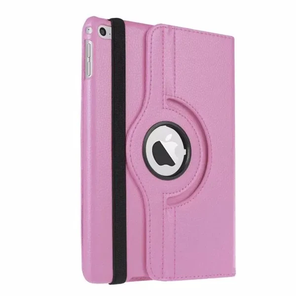 Кожаный чехол 360 iLoungeMax Rotating для iPad mini 4 Светло-розовый во Львове