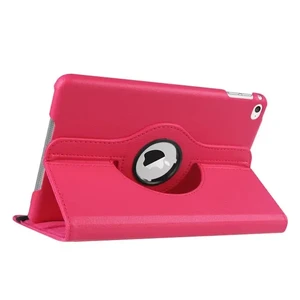 Кожаный чехол 360 iLoungeMax Rotating для iPad mini 4 Розовый - Фото 4