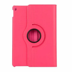Кожаный чехол 360 iLoungeMax Rotating Hot Pink для iPad Air 3 (2019) | Pro 10.5" - Фото 2