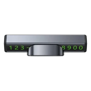 Парковочная карта Baseus Square Bar Temporary Parking Number Plate Black - Фото 2
