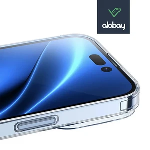 Прозорий силіконовий чохол Alabay Armor Transparent для iPhone 16 Pro Max - Фото 3
