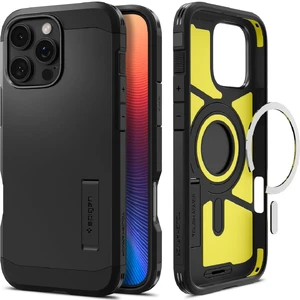 Чорний чохол Spigen Tough Armor Mag для iPhone 16 Pro 8809971230582 - Фото 1