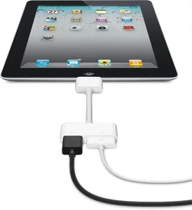 Многопортовый адаптер (переходник) Apple 30 Pin Digital AV HDMI (MC953 | MD098) для iPad | iPhone - Фото 2