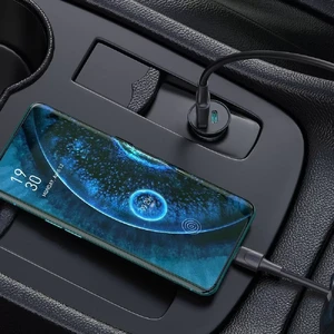 Быстрая автомобильная зарядка Baseus Circular PPS USB to USB Type-C 30W (Support VOOC) - Фото 4
