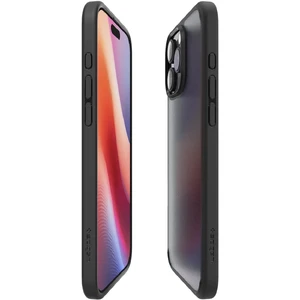 Півпрозорий чорний чохол Spigen Ultra Hybrid для iPhone 16 Pro Max - Фото 2