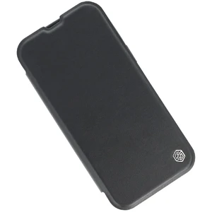 Черный чехол-книга с защитой камеры Nillkin Qin для iPhone 16 Pro Max - Фото 5