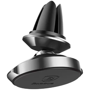 Магнитный автодержатель для iPhone/телефона на решетку | Baseus Small Ears Black - Фото 6