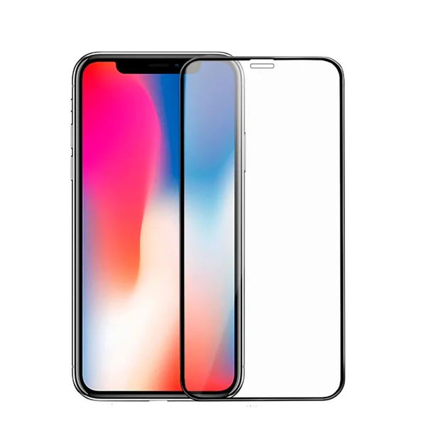 Захисне 3D скло з рамкою для поклейки oneLounge SilicolEdge для iPhone 11 Pro | X | XS