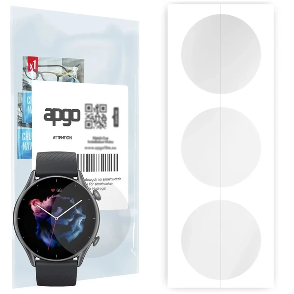 Гідрогелева захисна плівка iLoungeMax Hydrogel Clear для Amazfit GTR 3 Pro