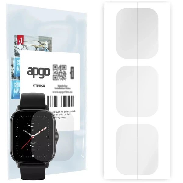 Гідрогелева захисна плівка iLoungeMax Hydrogel Clear для Amazfit GTS 2e у Дніпрі