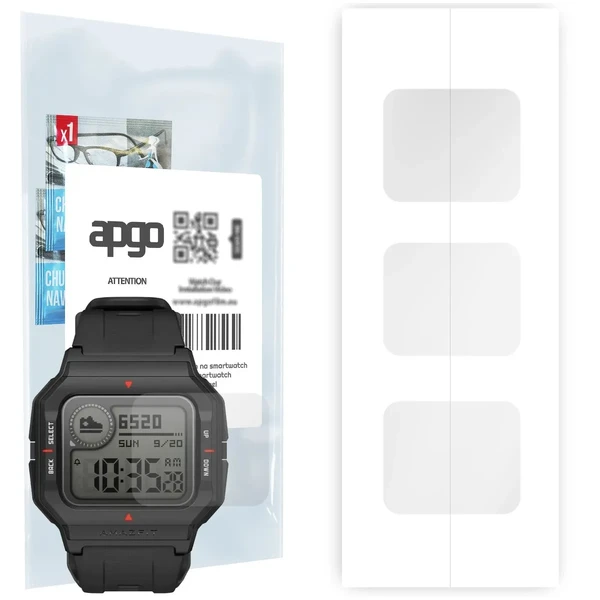 Гідрогелева захисна плівка iLoungeMax Hydrogel Clear для Amazfit Neo