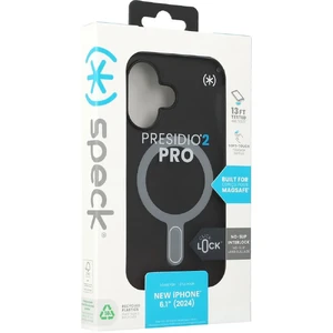 Чорний чохол Speck Presidio2 Pro ClickLock MagSafe для iPhone 16 - Фото 13