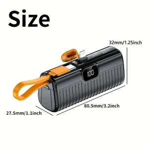Портативний зарядний пристрій (повербанк) iLoungeMax BYGP Mini Portable Charger Lightning Black 5000mAh - Фото 3