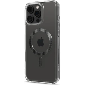Прозрачный черный чехол Spigen Ultra Hybrid Mag для iPhone 16 Pro - Фото 3