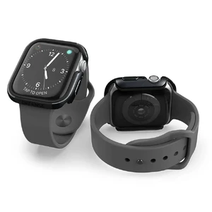 Противоударный чехол X-Doria Defense Edge Black для Apple Watch 40mm SE 2 | SE | 6 | 5 | 4 - Фото 3