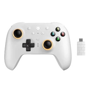 Бездротовий геймпад 8BitDo Ultimate 2 для Windows / Android з TMR джойстиком та ефектом Холла / тактильними тригерами White - Фото 2