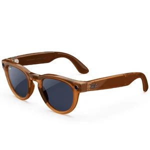 Фотохромні розумні окуляри Ray-Ban Meta Headliner, Shiny Caramel / Clear / Sapphire Transitions - Фото 2