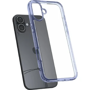 Прозорий синій чохол Spigen Ultra Hybrid для iPhone 16 Plus - Фото 3