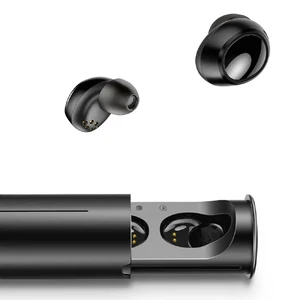Бездротові навушники ESR Bluetooth Earphones T1 Black з зарядним кейсом - Фото 3
