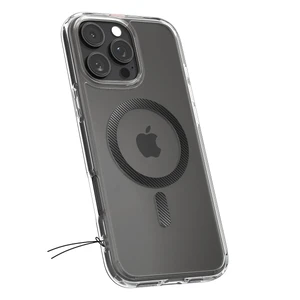 Прозрачный черный чехол Spigen Ultra Hybrid Mag для iPhone 16 Pro Max - Фото 6
