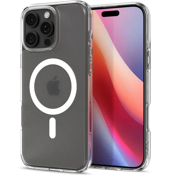 Білий напівпрозорий чохол Spigen Ultra Hybrid Mag для iPhone 16 Pro Max в Одесі