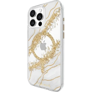 Мраморный чехол с золотыми элементами Case-Mate Karat MagSafe для iPhone 16 Pro Max - Фото 4