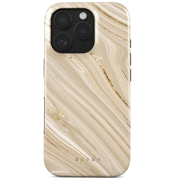Бежевий чохол Burga Full Glam Tough Magnetic для iPhone 16 Pro Max у Чернігові