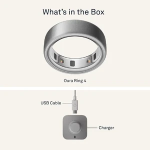 Розумне кільце Oura Ring 4 Brushed Silver Size 8 - Фото 7
