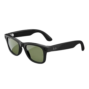 Розумні окуляри Ray-Ban Meta Wayfarer, Shiny Black / G15 Green, Large