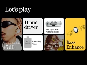 Беспроводные наушники Nothing Ear(a) с интеграцией ChatGPT White - Фото 6